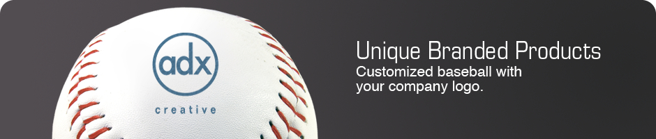 Unique Branded Products. Customized Baseball With Your Company Logo